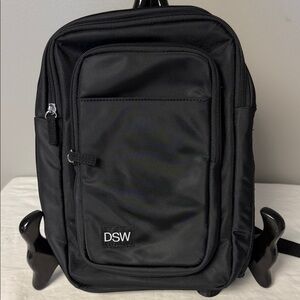 DSW Black Nylon Crossbody Travel Bag 9x12